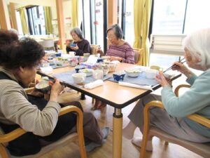 デイサービスでの昼食の写真